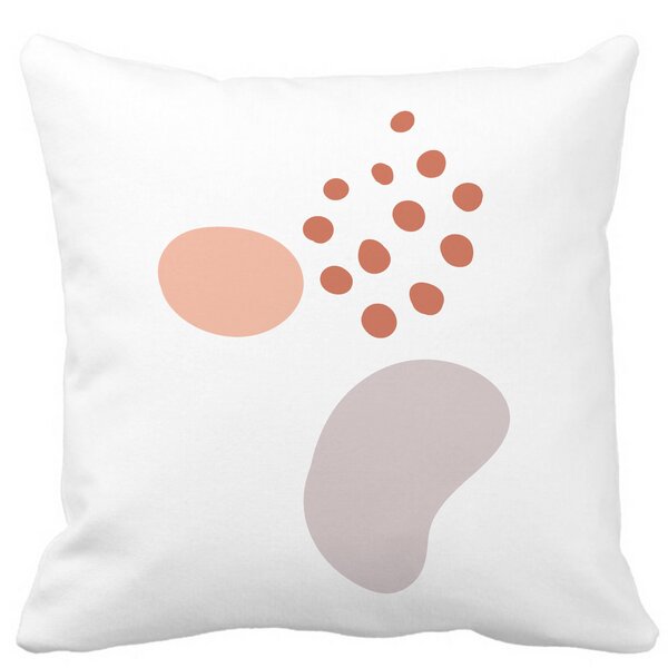 Perna Decorativa Abstracta 4,40x40 cm, Alba, Mata, Husa Detasabila, Burduf 9 Perna Decorativa Abstracta 4