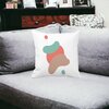 Perna Decorativa Abstracta 6,40x40 cm, Alba, Mata, Husa Detasabila, Burduf 21 Alba