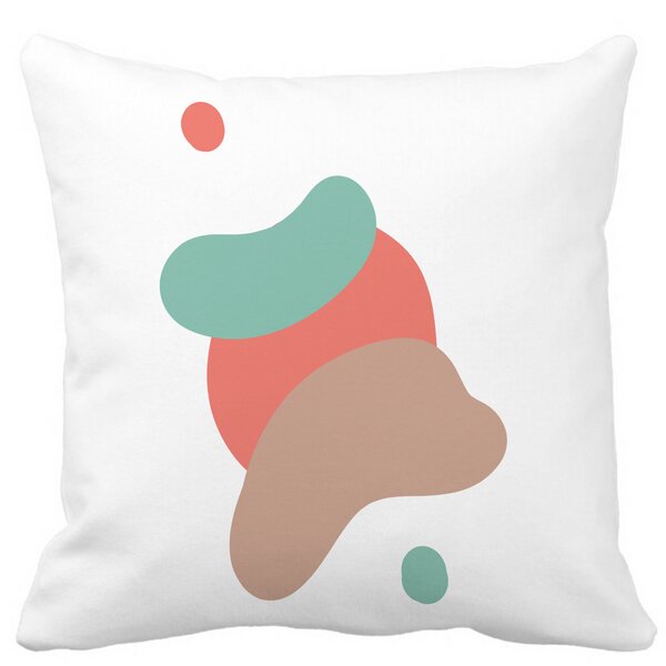 Perna Decorativa Abstracta 6,40x40 cm, Alba, Mata, Husa Detasabila, Burduf 13 Perna Decorativa Abstracta 6