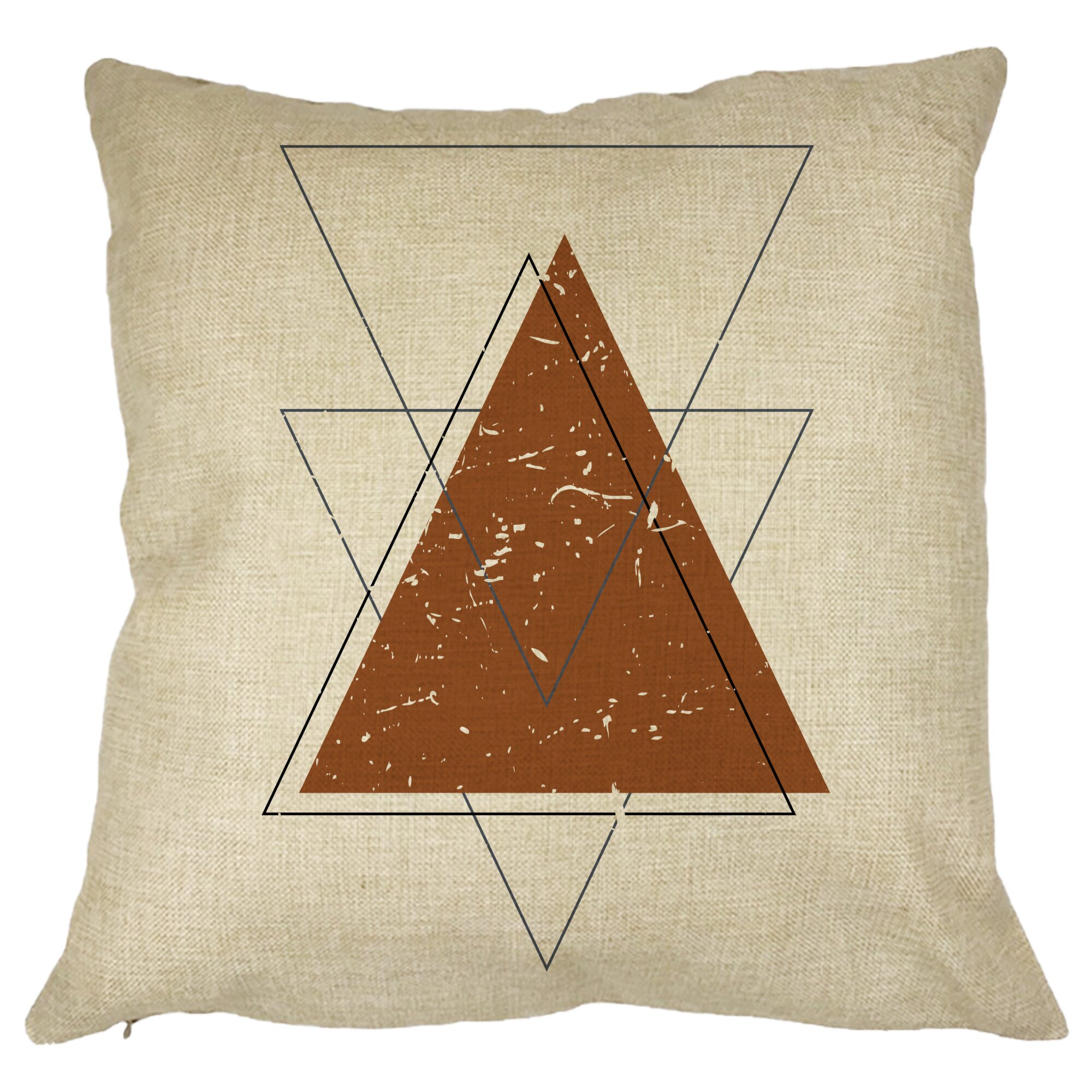 Perna Decorativa Abstracta Forme Geometrice, 40x40 cm, Husa Detasabila, Burduf 11 Perna Decorativa Abstracta Forme Geometrice
