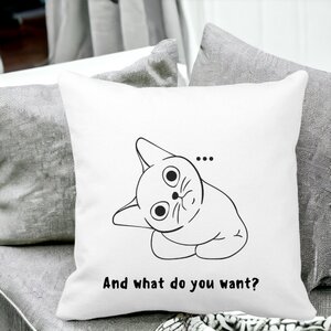 And what do you want?