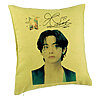 Perna Decorativa BTS Army Colorat, 40x40 cm, Verde, Husa Detasabila, Burduf 7 Perna Decorativa BTS Army Colorat