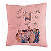 Perna Decorativa BTS Army cu Geci cu Semnaturi, 40x40 cm, Roz, Husa Detasabila, Burduf 7 Perna Decorativa BTS Army cu Geci cu Semnaturi