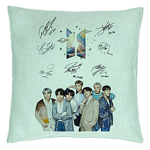Perna Decorativa BTS Army cu Geci cu Semnaturi
