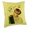 Perna Decorativa BTS J-hope, 40x40 cm, Verde, Husa Detasabila, Burduf 7 Perna Decorativa BTS J-hope