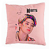 Perna Decorativa BTS Jimin, 40x40 cm, Roz, Husa Detasabila, Burduf 7 Perna Decorativa BTS Jimin