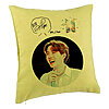Perna Decorativa BTS Jin, 40x40 cm, Verde, Husa Detasabila, Burduf 7 Perna Decorativa BTS Jin