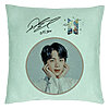 Perna Decorativa BTS Suga, 40x40 cm, Verde Menta, Husa Detasabila, Burduf 7 Perna Decorativa BTS Suga
