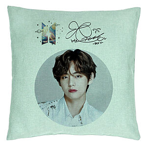 Perna Decorativa BTS V cu semnatura