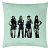 Perna Decorativa BlackPink, 4, 40x40 cm, Verde Menta, Husa Detasabila, Burduf 7 Perna Decorativa BlackPink