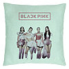 Perna Decorativa BlackPink, Model 1, 40x40 cm, Verde Menta, Husa Detasabila, Burduf 7 Perna Decorativa BlackPink