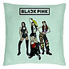 Perna Decorativa BlackPink, Model 3, 40x40 cm, Verde Menta, Husa Detasabila, Burduf 7 Perna Decorativa BlackPink