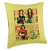 Perna Decorativa BlackPink, Model 5, 40x40 cm, Verde, Husa Detasabila, Burduf 7 Perna Decorativa BlackPink