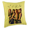 Perna Decorativa BlackPink cu Semnaturi, Model 3, 40x40 cm, Verde, Husa Detasabila, Burduf 7 Perna Decorativa BlackPink cu Semnaturi