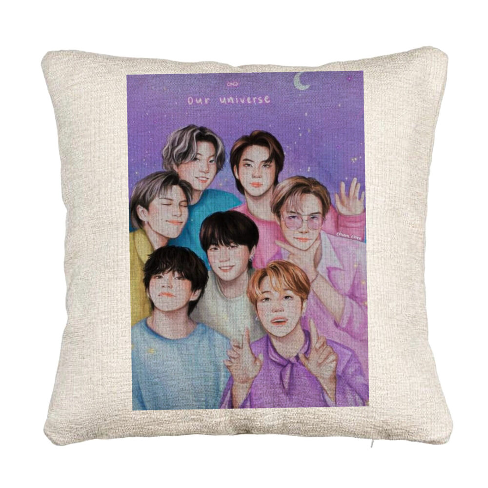 Perna Decorativa Canapea BTS Army 2, 40x40 cm, Cu fermoar 5 Perna Decorativa Canapea BTS Army 2