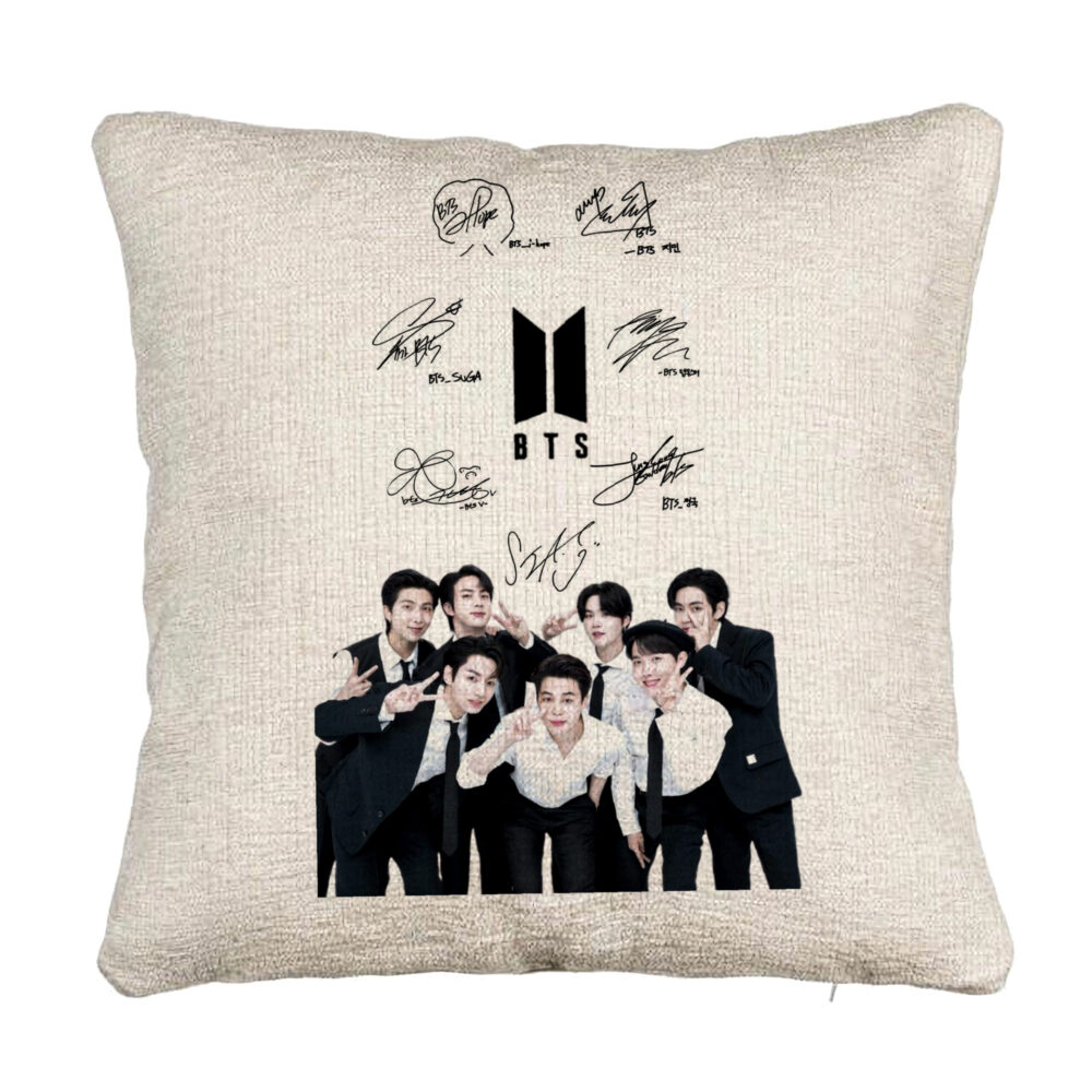 Perna Decorativa Canapea BTS Army 3, 40x40 cm, Cu fermoar 5 Perna Decorativa Canapea BTS Army 3
