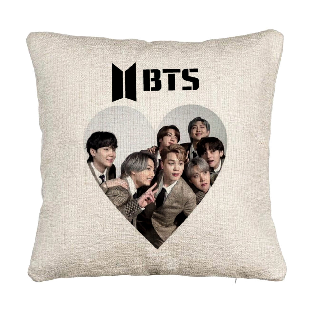 Perna Decorativa Canapea BTS Army 4, 40x40 cm, Cu fermoar 5 Perna Decorativa Canapea BTS Army 4