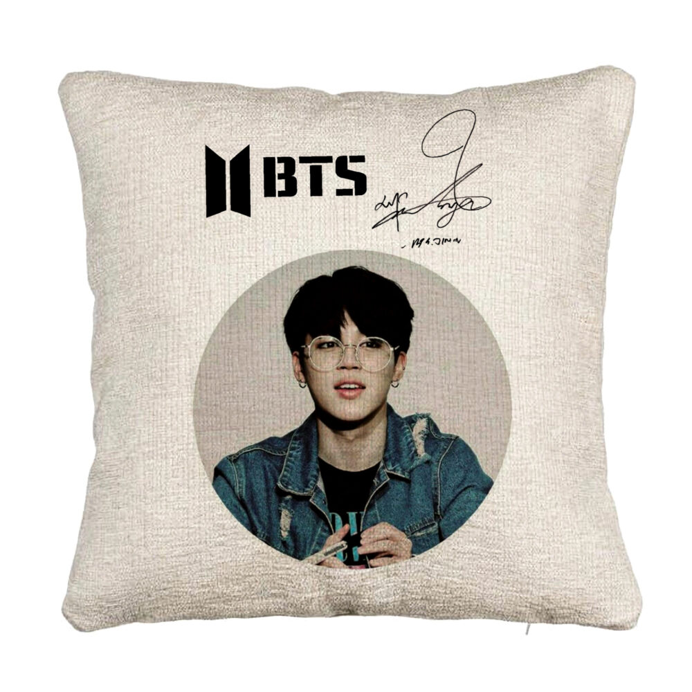Perna Decorativa Canapea BTS Jimin, 40x40 cm, Cu fermoar 5 Perna Decorativa Canapea BTS Jimin