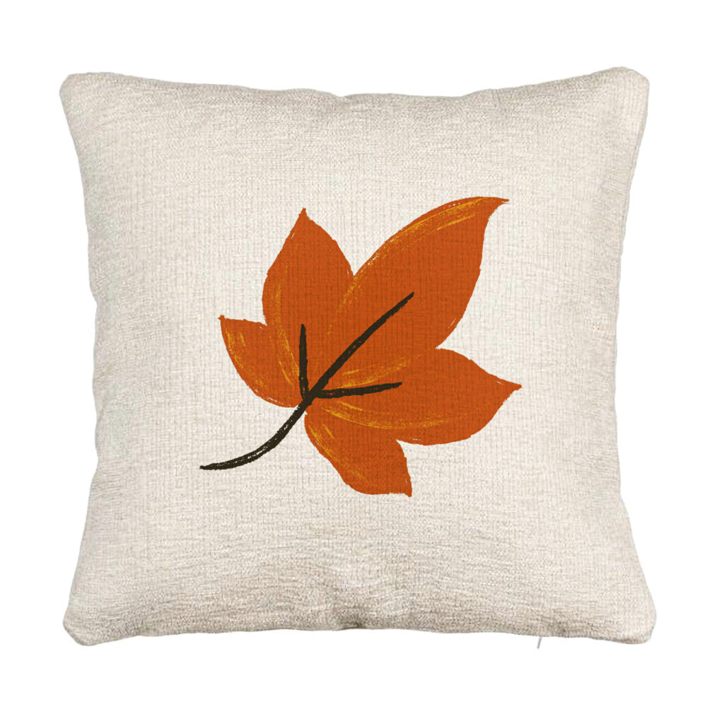 Perna Decorativa Canapea Frunza de Toamna, 40x40 cm, Cu fermoar 5 Perna Decorativa Canapea Frunza de Toamna