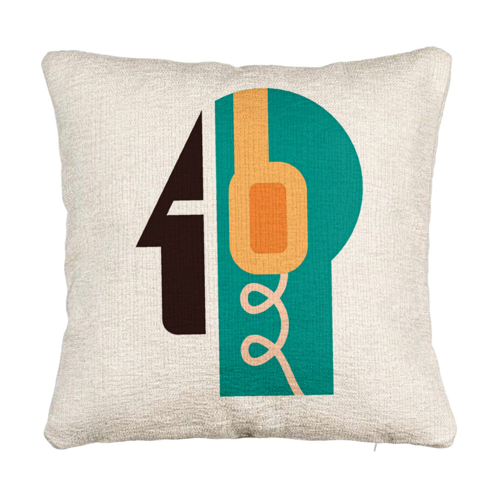 Perna Decorativa Canapea, Model Abstract, 40x40 cm, Cu fermoar 5 Perna Decorativa Canapea