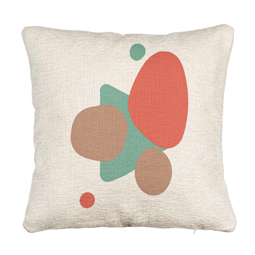 Perna Decorativa Canapea, Model Abstracta 10, 40x40 cm, Cu fermoar 5 Perna Decorativa Canapea