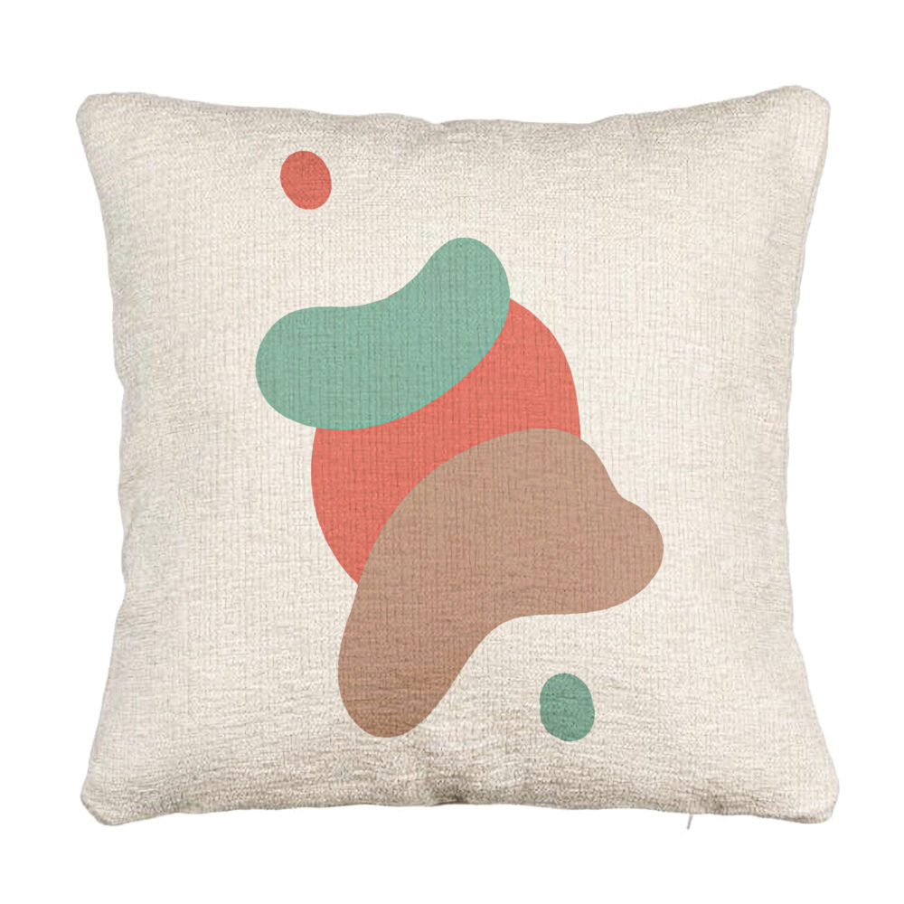 Perna Decorativa Canapea, Model Abstracta 9, 40x40 cm, Cu fermoar 5 Perna Decorativa Canapea