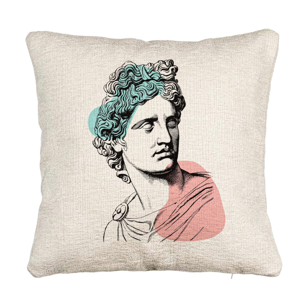 Perna Decorativa Canapea, Model Apollo Belvedere, 40x40 cm, Cu fermoar 5 Perna Decorativa Canapea