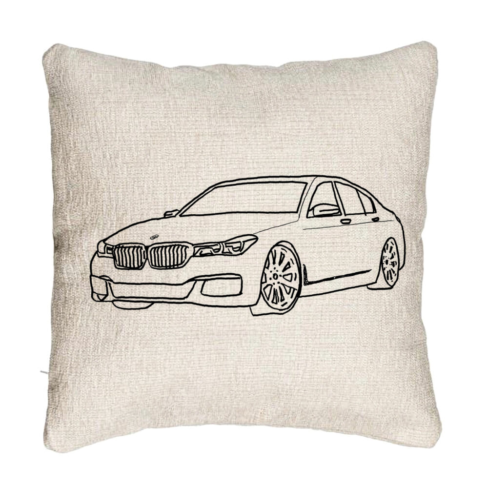 Perna Decorativa Canapea, Model BMW Lover, 40x40 cm, Cu fermoar 5 Perna Decorativa Canapea