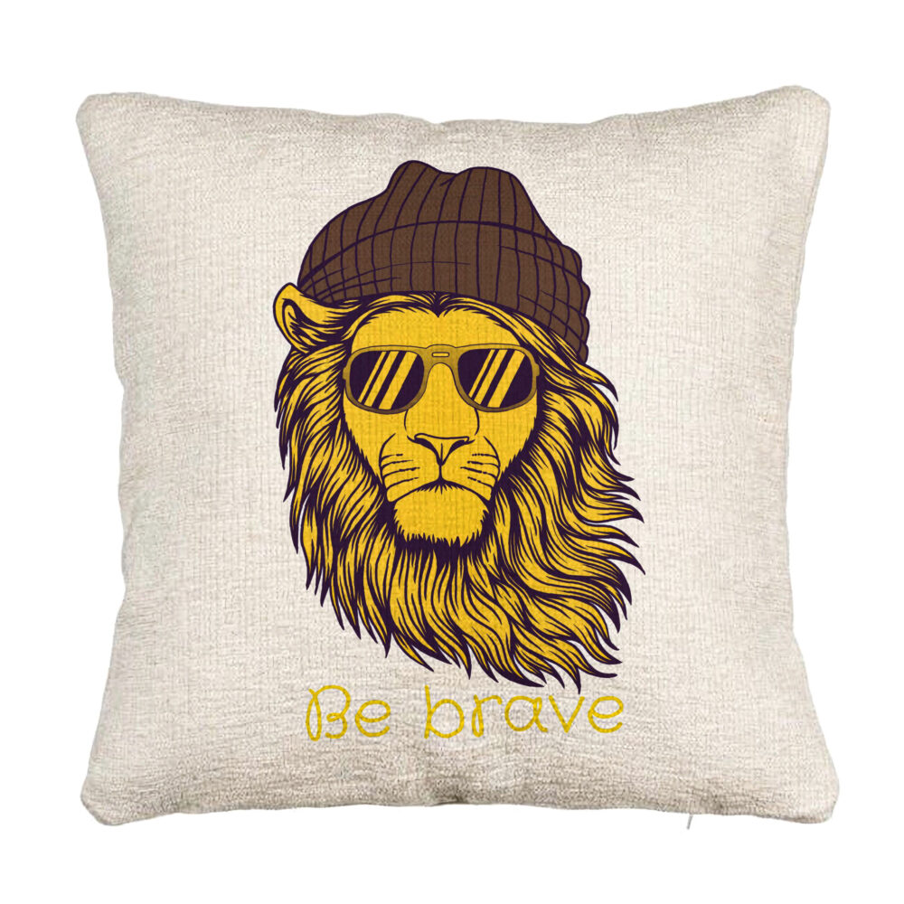 Perna Decorativa Canapea, Model Be Brave, 40x40 cm, Cu fermoar 5 Perna Decorativa Canapea