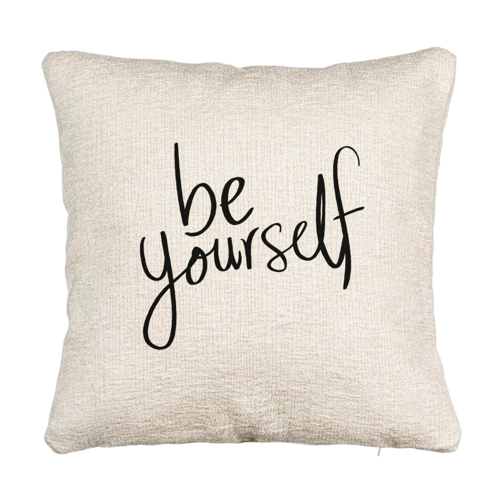 Perna Decorativa Canapea, Model Be Yourself, 40x40 cm, Cu fermoar 5 Perna Decorativa Canapea
