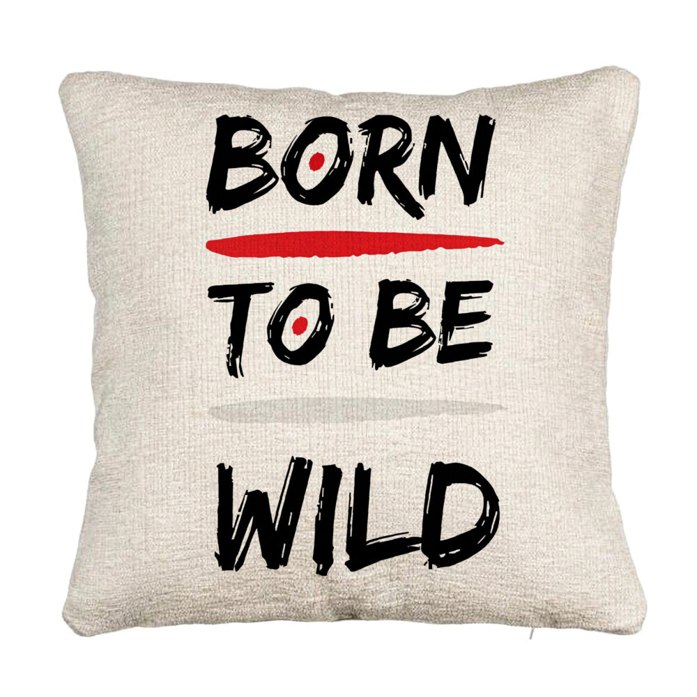 Perna Decorativa Canapea, Model Born to Be Wild, 40x40 cm, Cu fermoar 5 Perna Decorativa Canapea