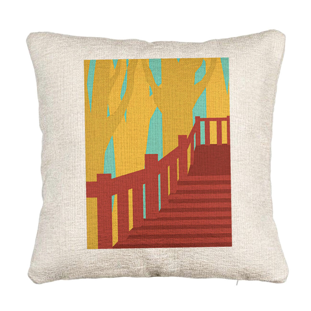 Perna Decorativa Canapea, Model Bridge Art, 40x40 cm, Cu fermoar 5 Perna Decorativa Canapea