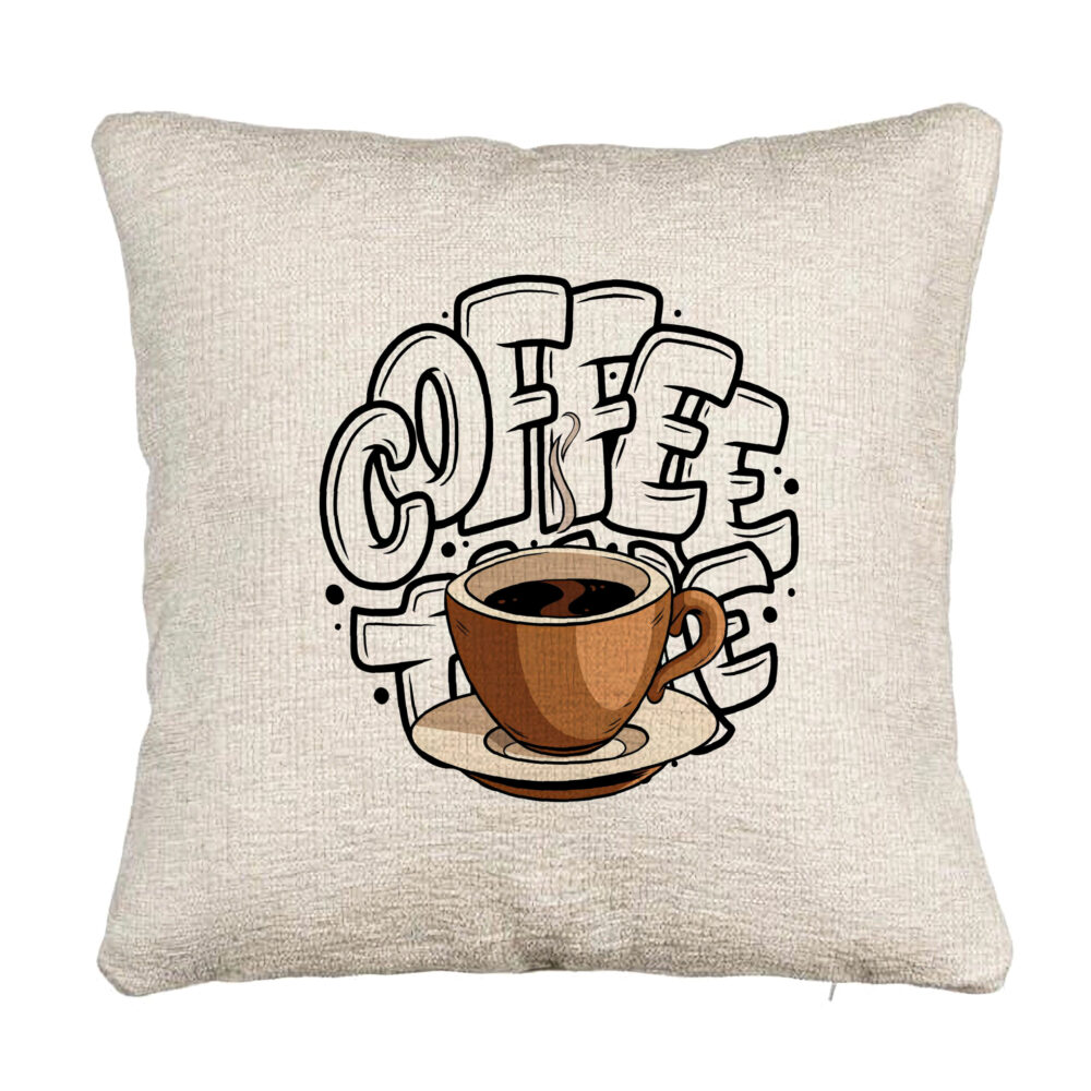 Perna Decorativa Canapea, Model Coffe Lover, 40x40 cm, Cu fermoar 5 Perna Decorativa Canapea