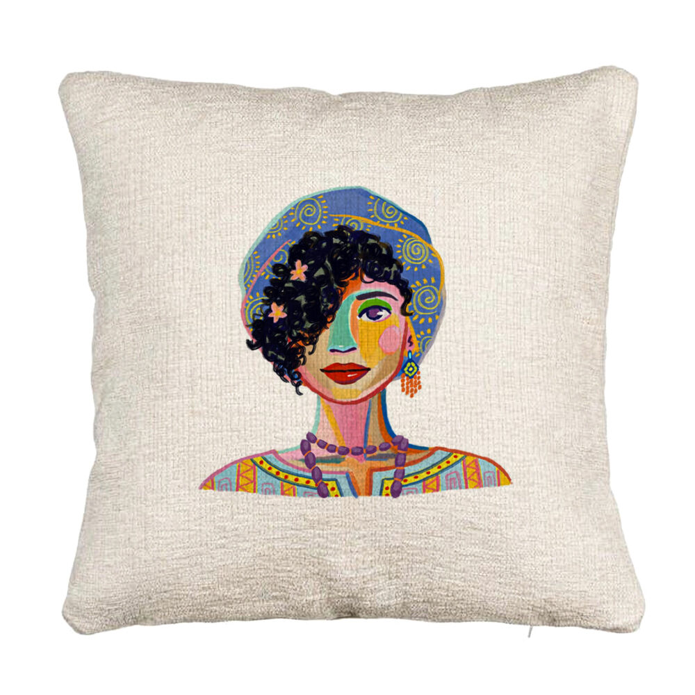 Perna Decorativa Canapea, Model Colorful Fashion, 40x40 cm, Cu fermoar 5 Perna Decorativa Canapea