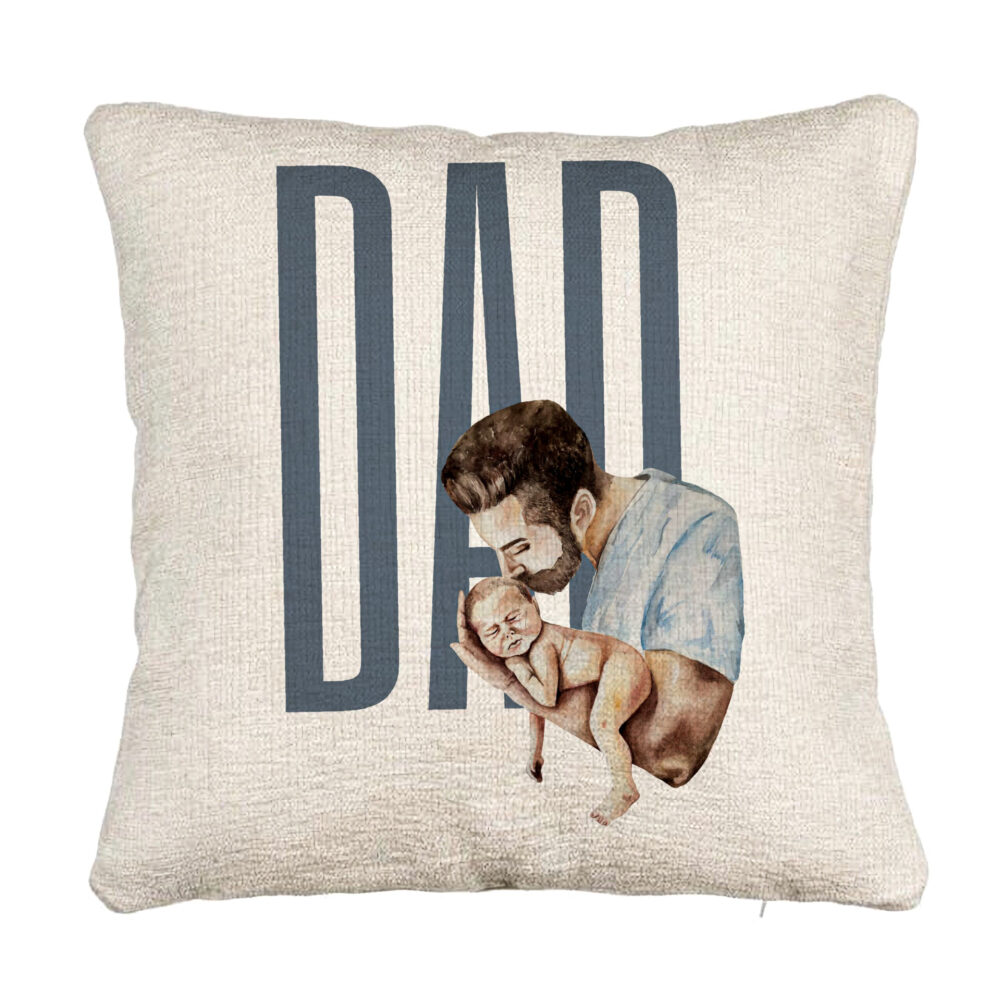 Perna Decorativa Canapea, Model Dad's Love, 40x40 cm, Cu fermoar 5 Perna Decorativa Canapea