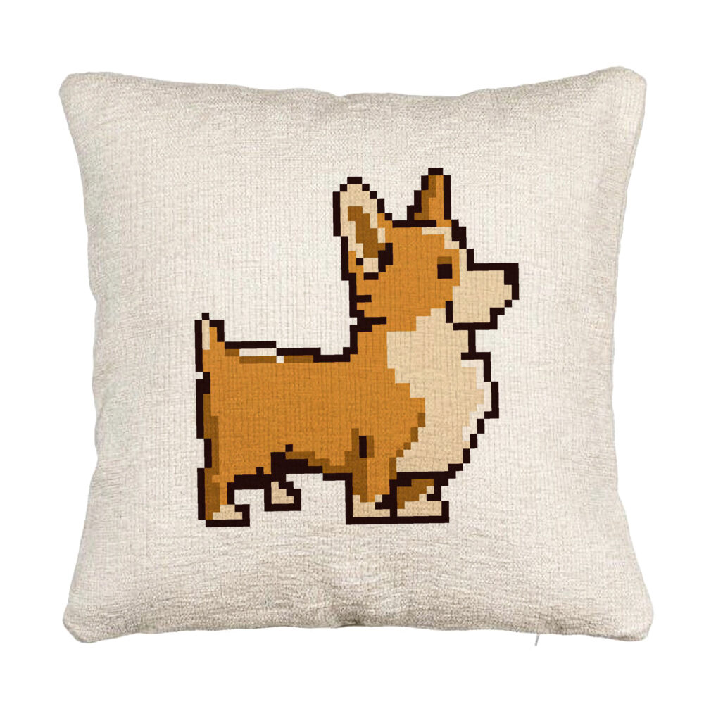 Perna Decorativa Canapea, Model Doggie, 40x40 cm, Cu fermoar 5 Perna Decorativa Canapea