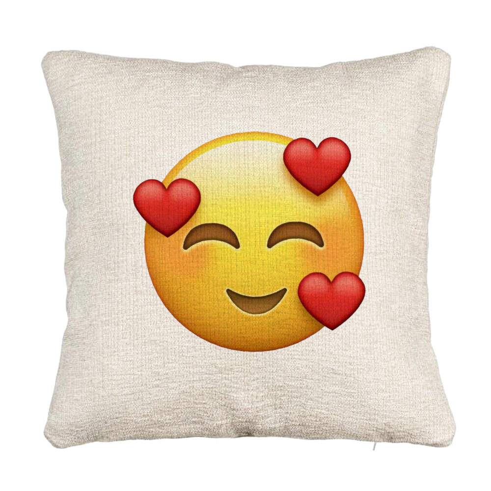 Perna Decorativa Canapea, Model Emoji In Love, 40x40 cm, Cu fermoar 5 Perna Decorativa Canapea