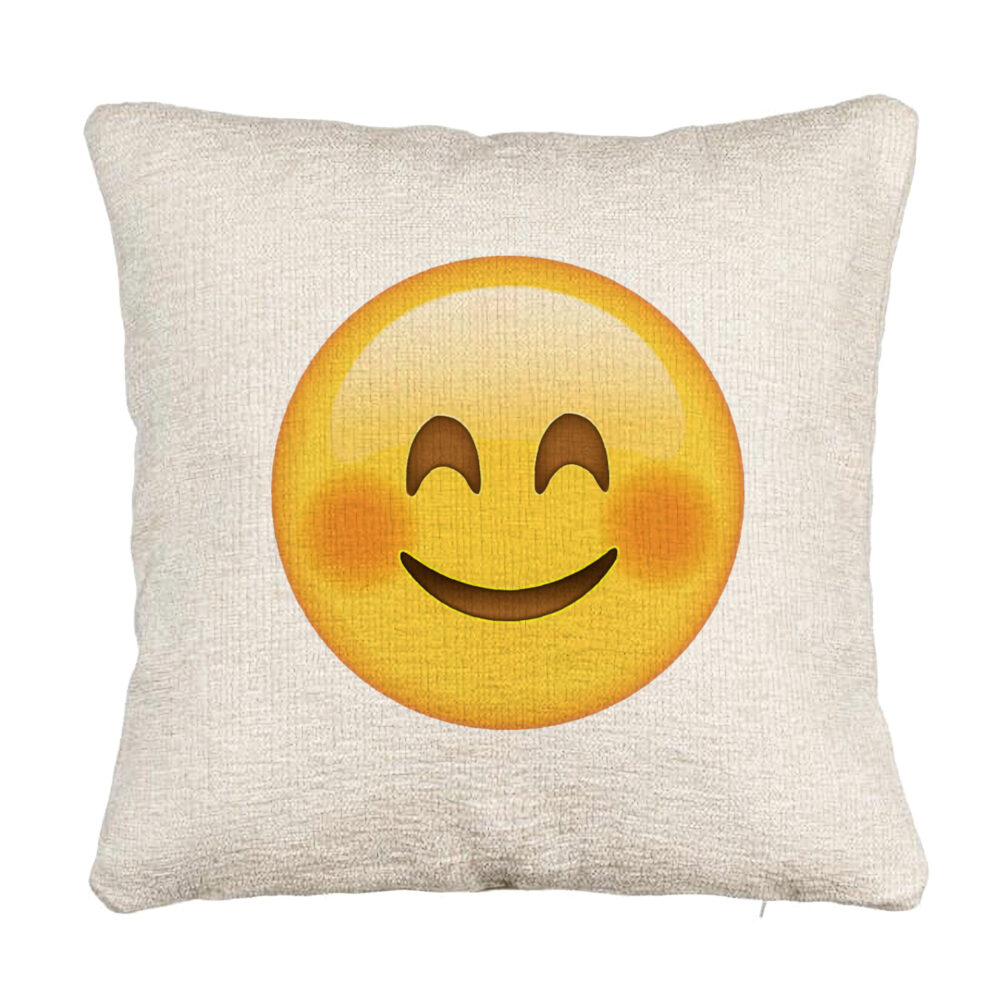 Perna Decorativa Canapea, Model Emoji Rusinos, 40x40 cm, Cu fermoar 5 Perna Decorativa Canapea