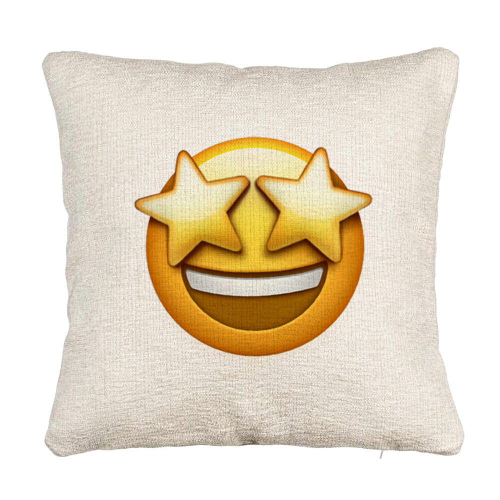 Perna Decorativa Canapea, Model Emoji WOW, 40x40 cm, Cu fermoar 5 Perna Decorativa Canapea