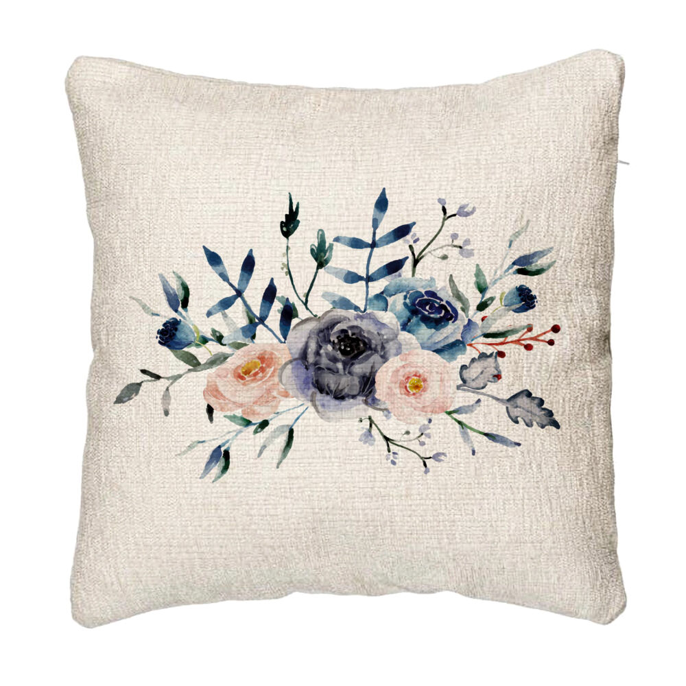 Perna Decorativa Canapea, Model Florale Bejstre, 40x40 cm, Cu fermoar 5 Perna Decorativa Canapea