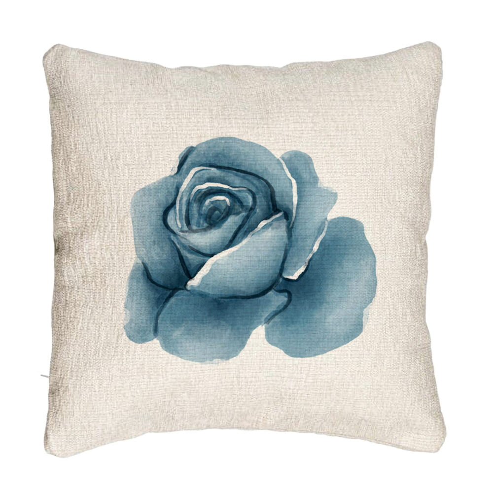 Perna Decorativa Canapea, Model Florale Trandafir Bejstru, 40x40 cm, Cu fermoar 5 Perna Decorativa Canapea