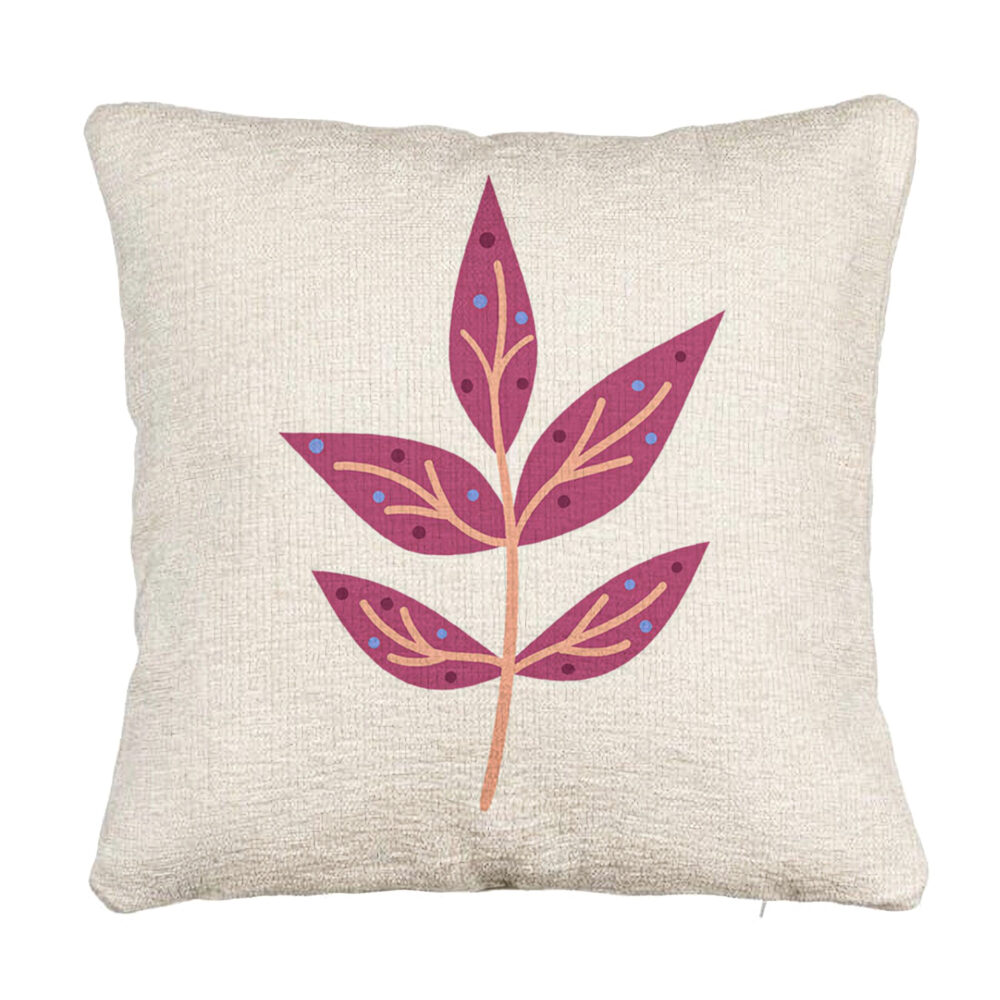 Perna Decorativa Canapea, Model Florale Yuko, 40x40 cm, Cu fermoar 5 Perna Decorativa Canapea