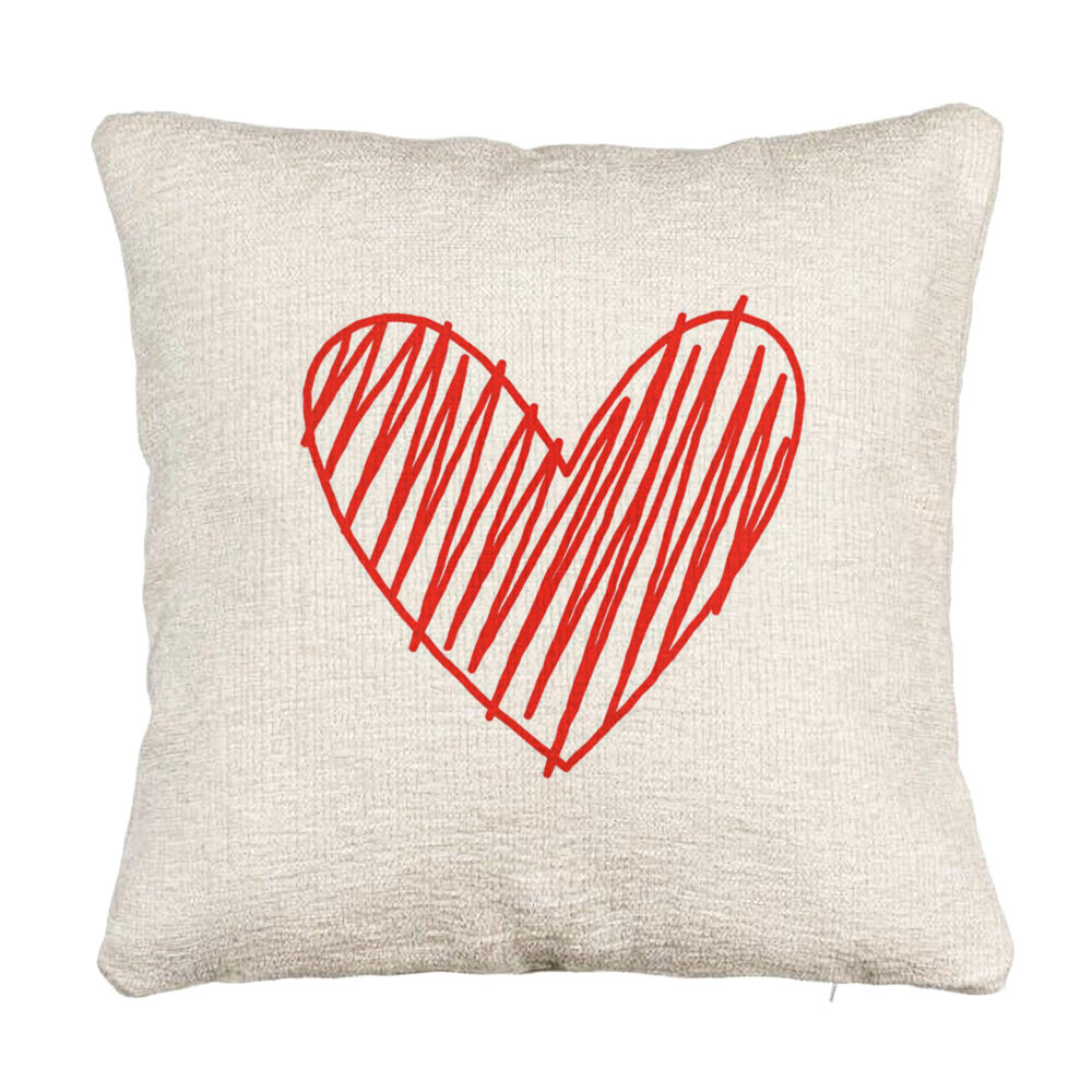 Perna Decorativa Canapea, Model Inimioara, 40x40 cm, Cu fermoar 5 Perna Decorativa Canapea
