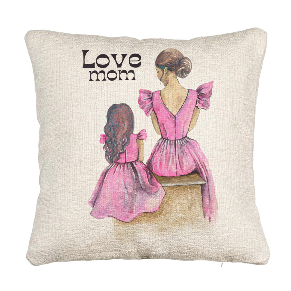 Perna Decorativa Canapea, Model Love Mom, 40x40 cm, Cu fermoar 5 Perna Decorativa Canapea