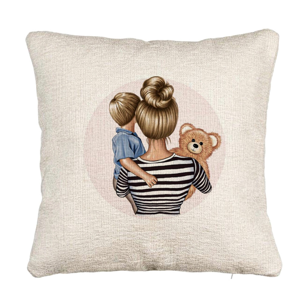 Perna Decorativa Canapea, Model Mommy's Boy, 40x40 cm, Cu fermoar 5 Perna Decorativa Canapea