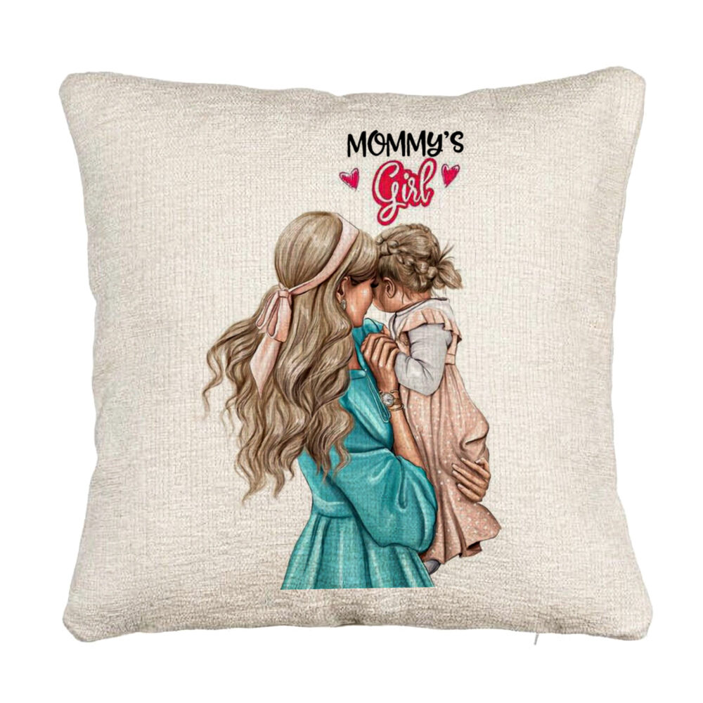 Perna Decorativa Canapea, Model Mommy's Girl, 40x40 cm, Cu fermoar 5 Perna Decorativa Canapea