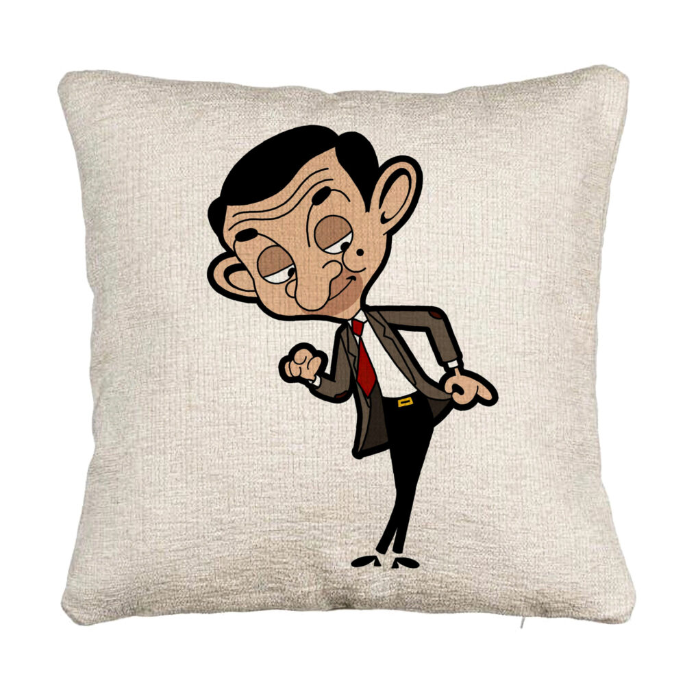 Perna Decorativa Canapea, Model Mr Bean, 40x40 cm, Cu fermoar 5 Perna Decorativa Canapea