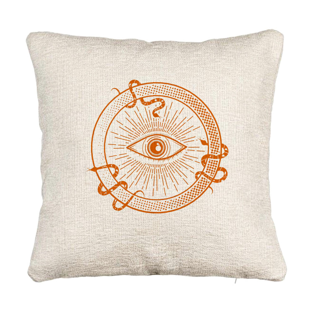 Perna Decorativa Canapea, Model Mystic Eye, 40x40 cm, Cu fermoar 5 Perna Decorativa Canapea