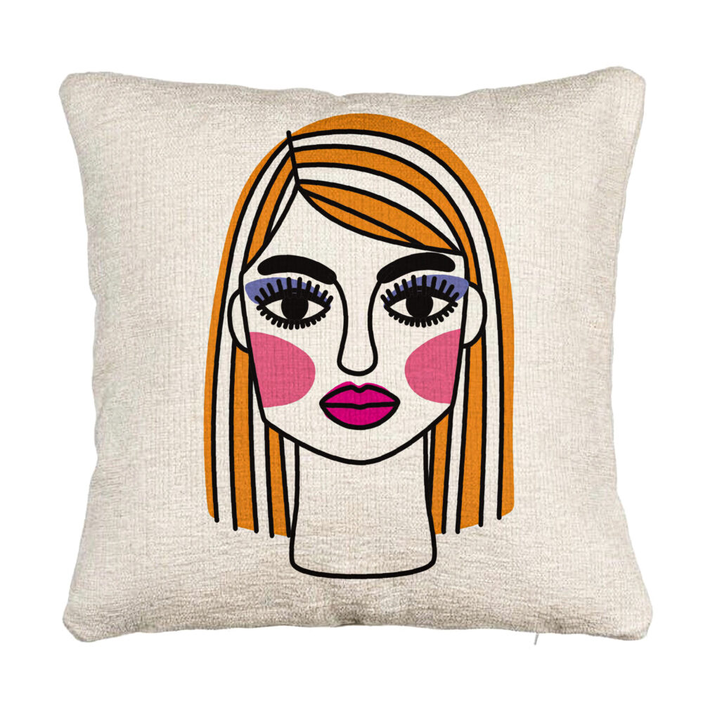 Perna Decorativa Canapea, Model Paint, 40x40 cm, Cu fermoar 5 Perna Decorativa Canapea