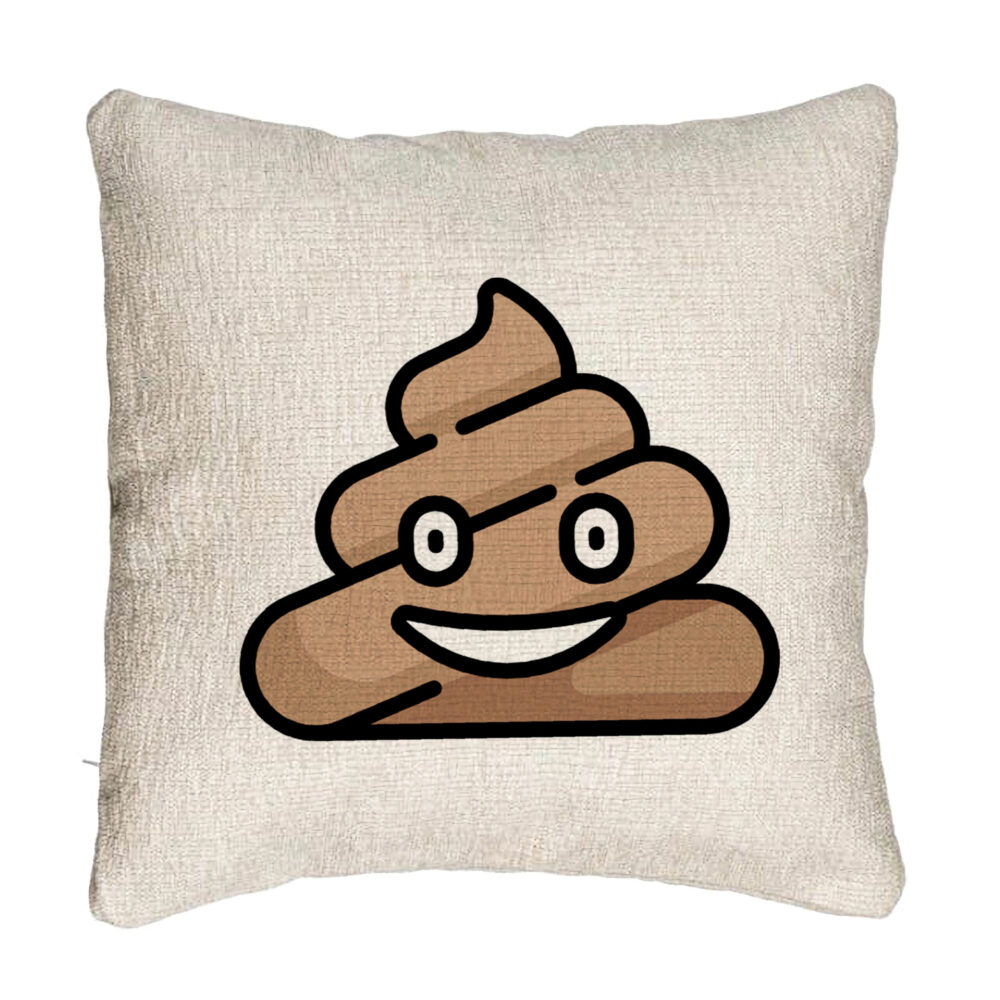 Perna Decorativa Canapea, Model Poo Emoji, 40x40 cm, Cu fermoar 5 Perna Decorativa Canapea